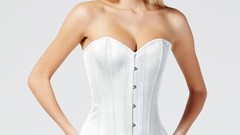 Woman blondes lingerie models