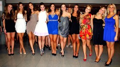 Woman blondes long hair Emilie Voe Nereng