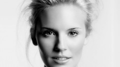 Woman blondes maggie grace grayscale