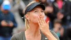 Woman blondes maria sharapova roland garros