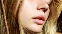 Woman blondes Mike Dowson