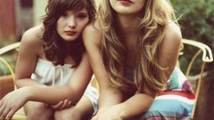 Woman blondes models