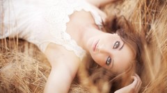 Woman blondes models