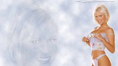 Woman blondes models