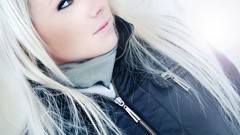 Woman blondes models