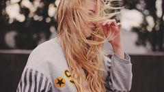 Woman blondes models