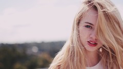 Woman blondes models