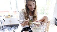 Woman blondes models