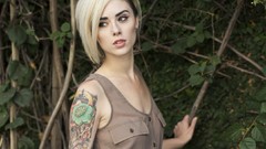 Woman blondes models