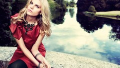 Woman blondes models