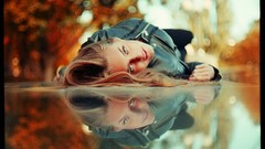 Woman blondes models