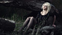 Woman blondes models