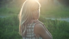 Woman blondes models