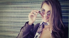 Woman blondes models