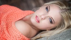 Woman blondes models