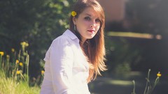 Woman blondes models