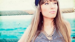 Woman blondes models