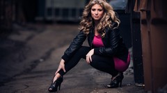 Woman blondes models