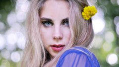 Woman blondes models