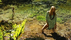 Woman blondes models