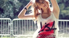 Woman blondes models