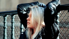 Woman blondes models