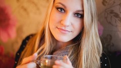 Woman blondes models