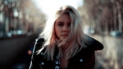 Woman blondes models