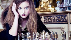 Woman blondes models