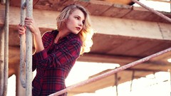 Woman blondes models