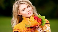 Woman blondes models