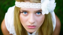 Woman blondes models