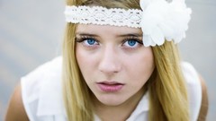 Woman blondes models