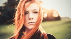 Woman blondes models