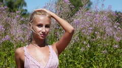 Woman blondes models Afina