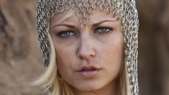 Woman blondes models Bare Maidens