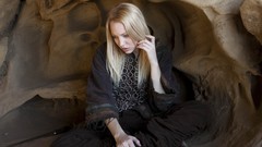 Woman blondes models Bare Maidens Sara Winn