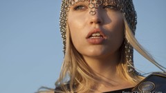 Woman blondes models Bare Maidens Sara Winn