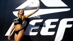 Woman blondes models bikini panties Miss Reef Sabrina Sosa