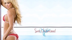 Woman blondes models bikini sara jean underwood playmates