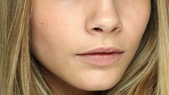 Woman blondes models burberry cara delevingne