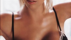 Woman blondes models cleavage boobs Gemma Atkinson huge boobs