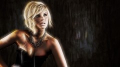 Woman blondes models Fractalius