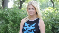 Woman blondes models kate upton girls in nature