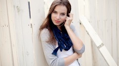 Woman blondes models Megan