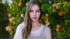 Woman blondes models Megan