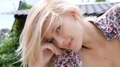 Woman blondes models Met-Art magazine Mila I
