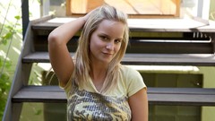 Woman blondes models Miela A Marry Queen