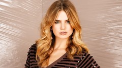 Woman blondes models Milou Sluis