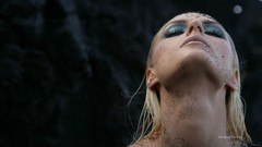 Woman blondes models Nastya Kunskaya